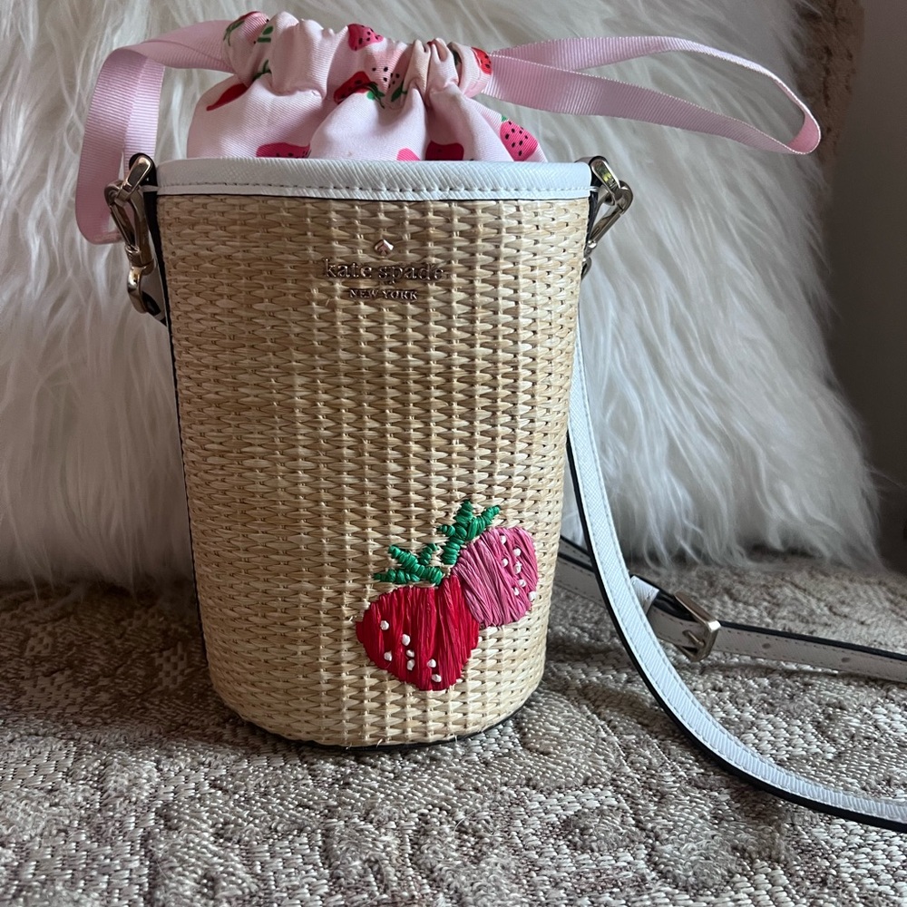 Kate Spade Strawberry Crossbody Bucket Bag